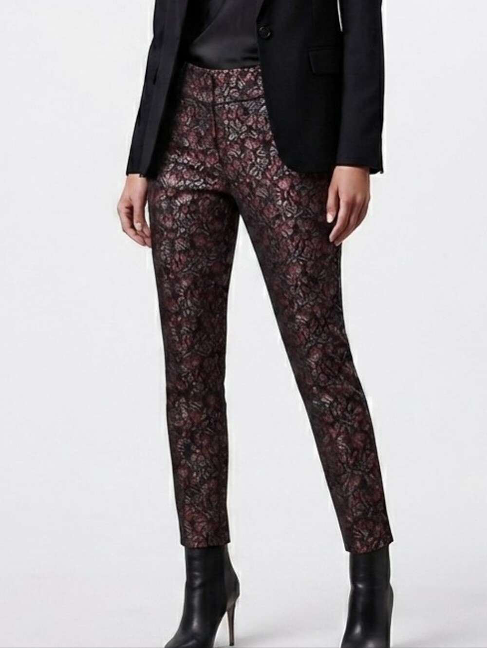New York & Co. printed dress pants- size Medium
